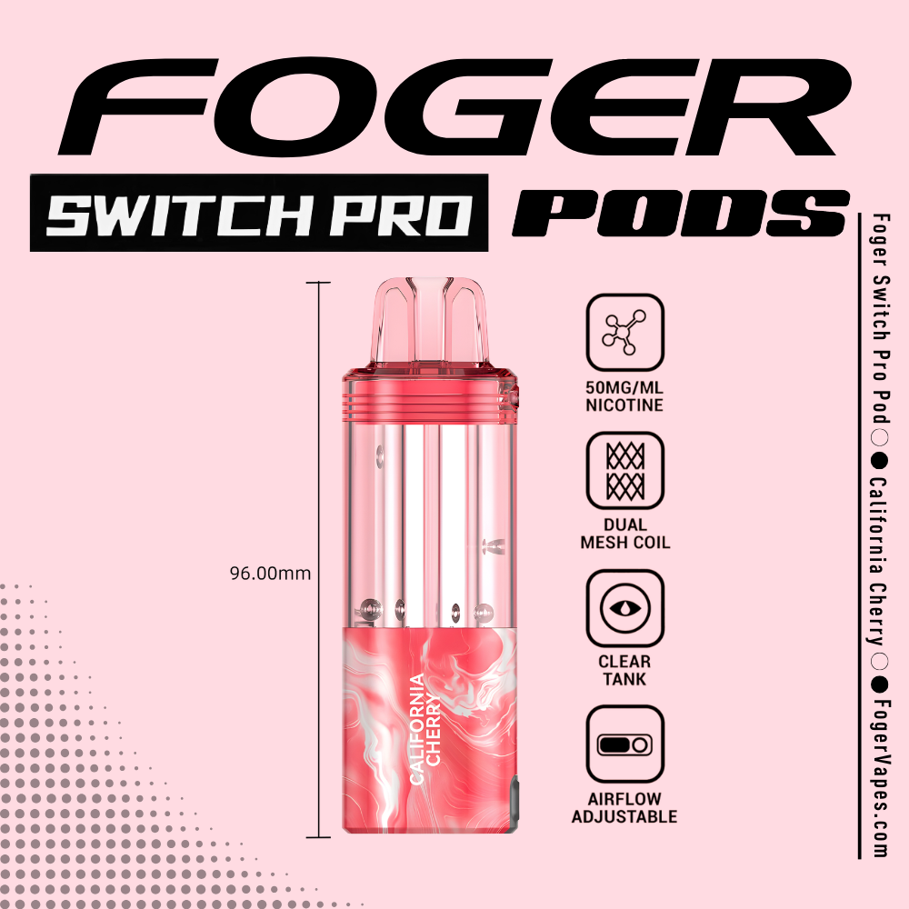 California Cherry - Foger Switch Pro Pod | 30K Puffs