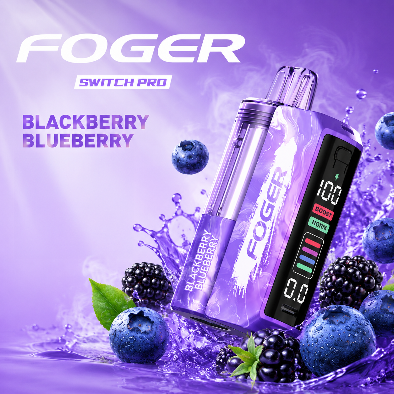 Blackberry Blueberry Foger Switch Pro Kit | 30K Puffs