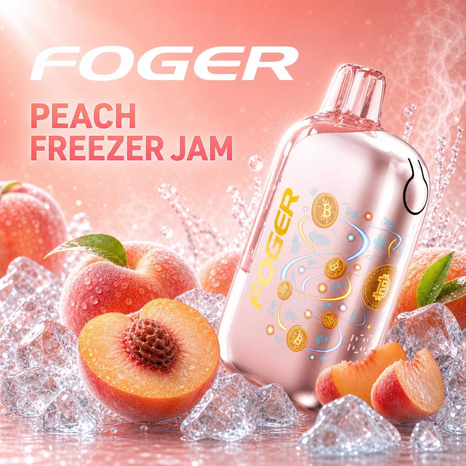 Peach Freezer Jam - Foger Bit 35K Puffs