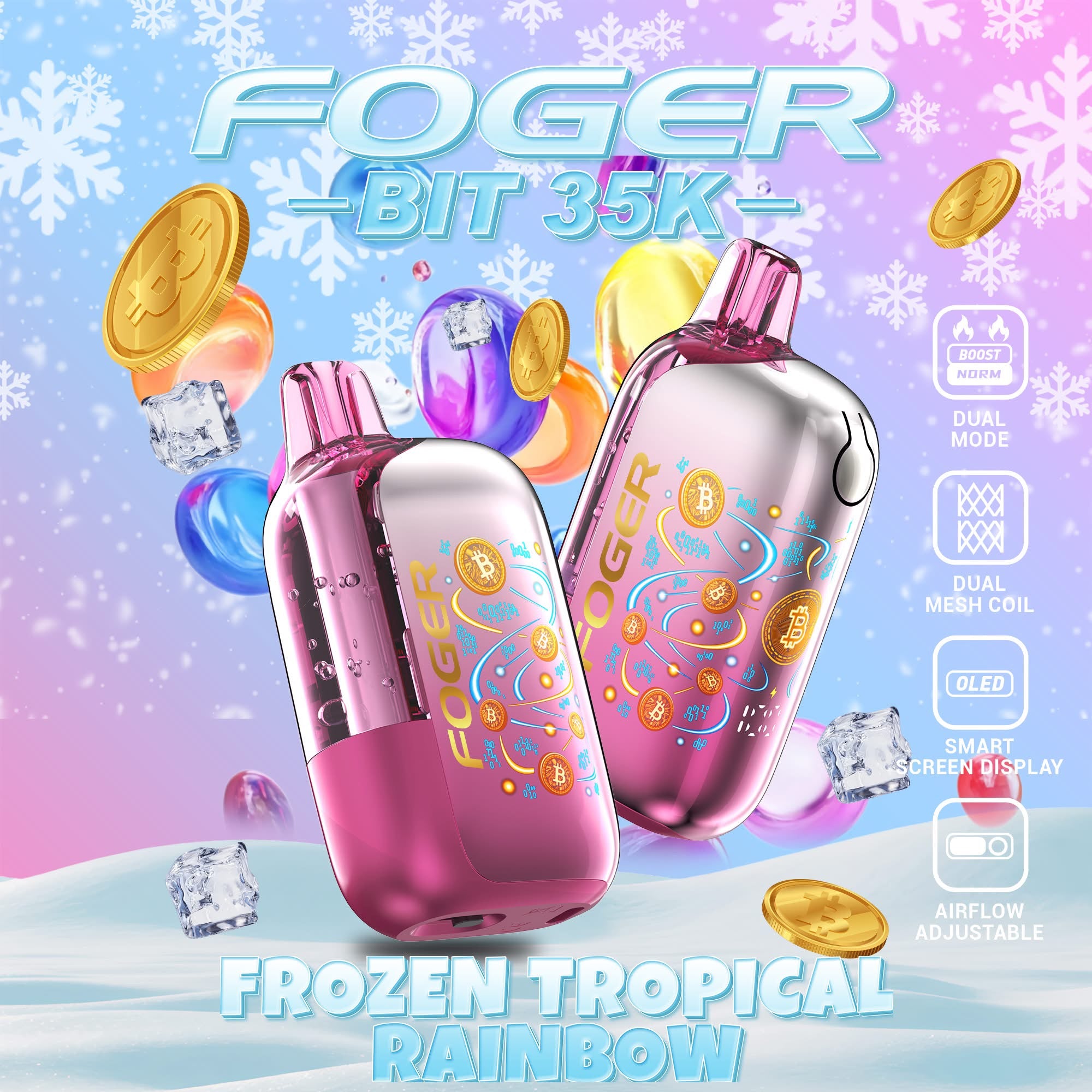 Frozen Tropical Rainbow - Foger Bit 35K Puffs