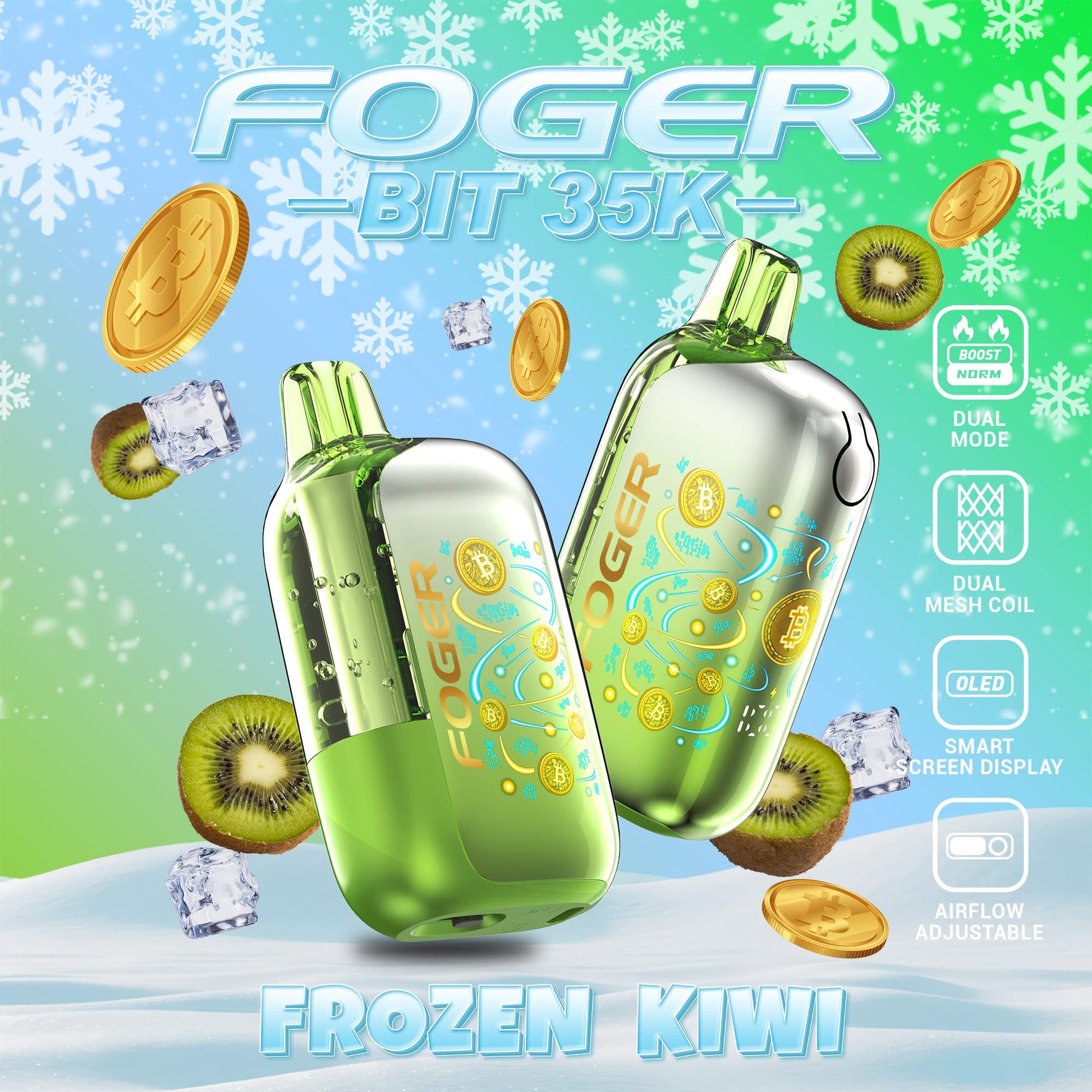 Frozen Kiwi - Foger Bit 35K Puffs