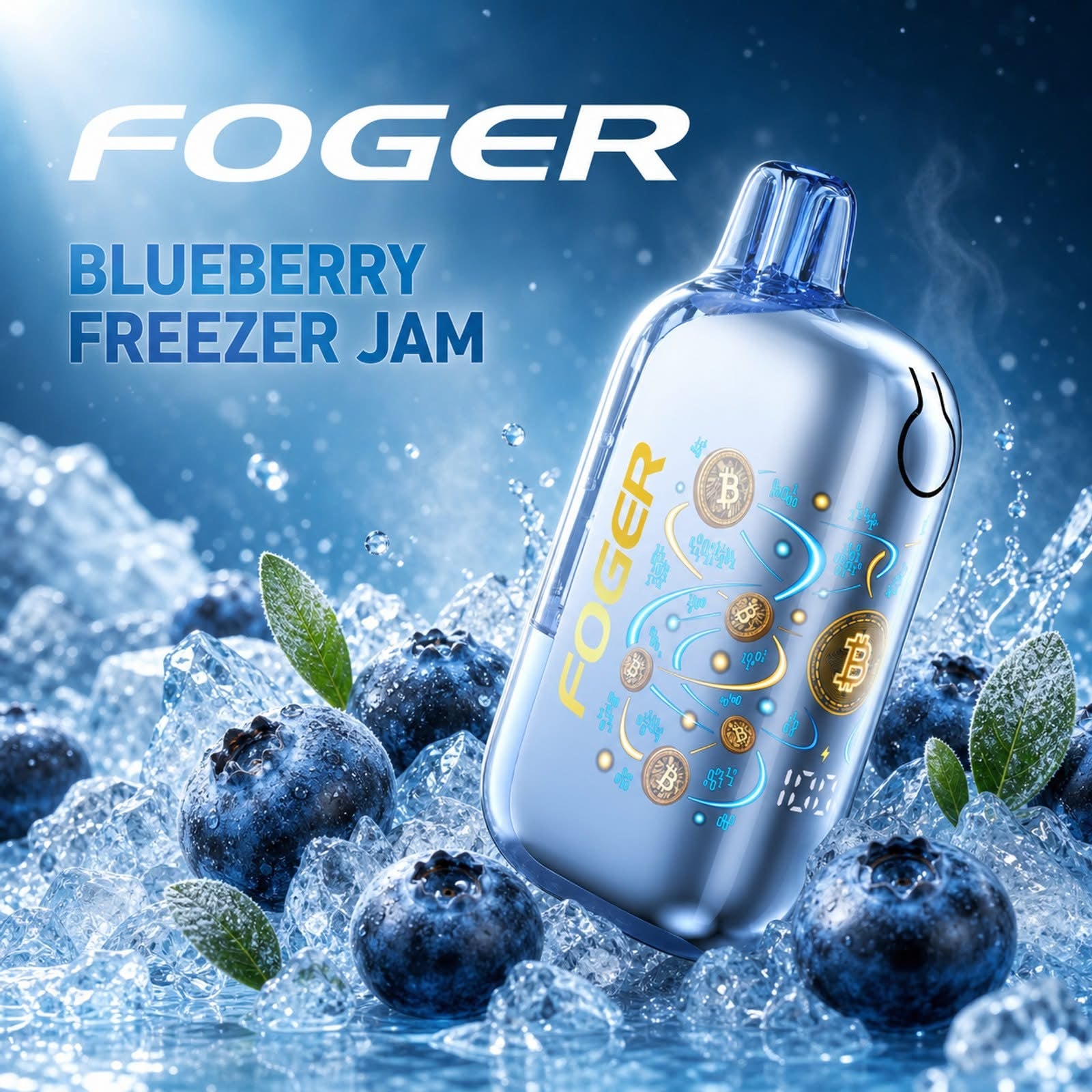 Blueberry Freezer Jam - Foger Bit 35K Puffs