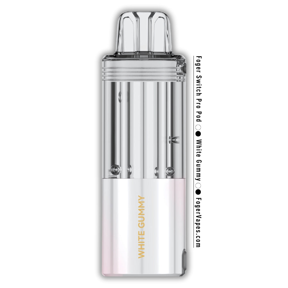 White Gummy Foger Switch Pro Pod 30K Puffs