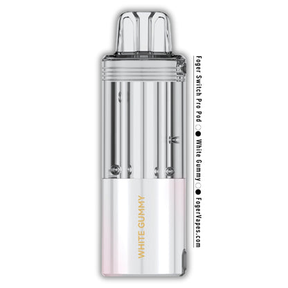 White Gummy Foger Switch Pro Pod 30K Puffs