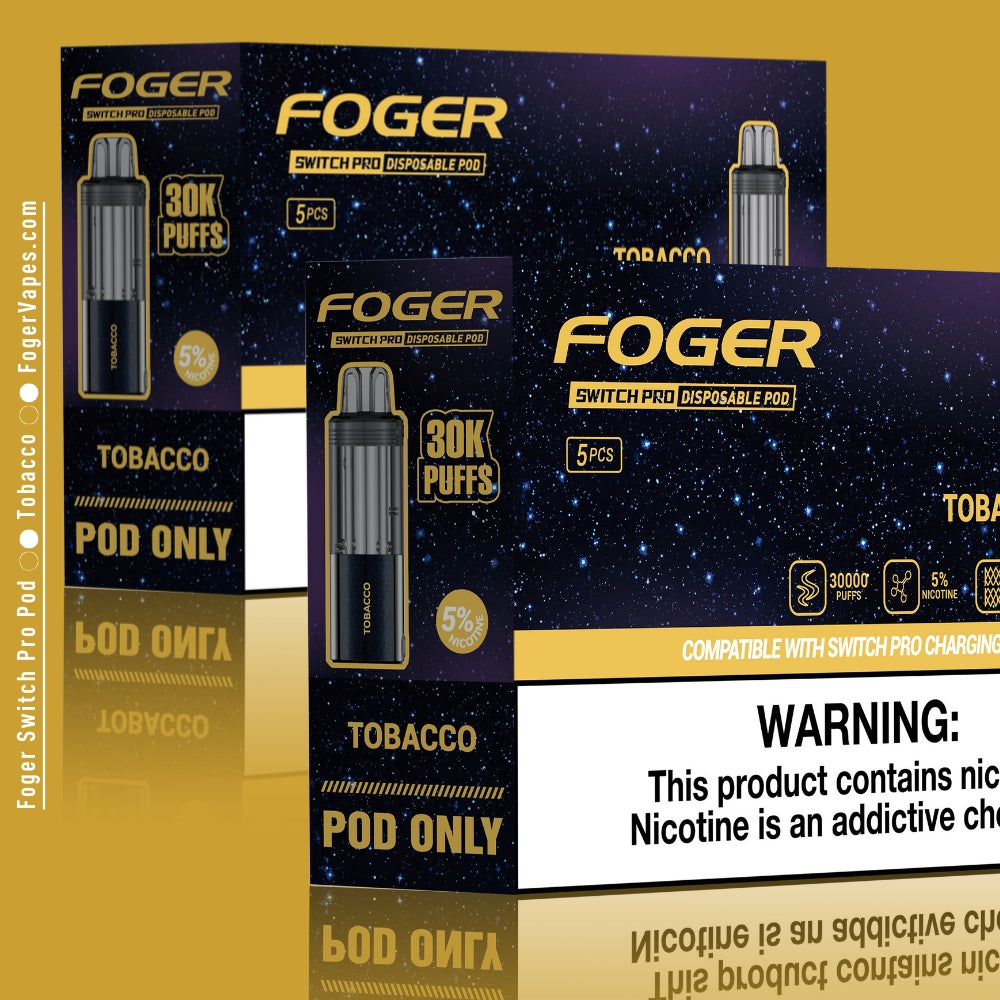 Tobacco Foger Switch Pro Pod 30K Puffs Tobacco Foger Switch Pro Pod 30K Puffs