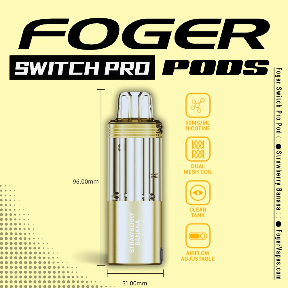 Strawberry Banana Foger Switch Pro Pod 30K Puffs