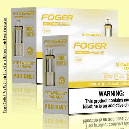 Strawberry Banana Foger Switch Pro Pod 30K Puffs