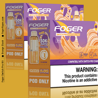Orange Slush - Foger Switch Pro Pod 30K Puffs Orange Slush - Foger Switch Pro Pod 30K Puffs