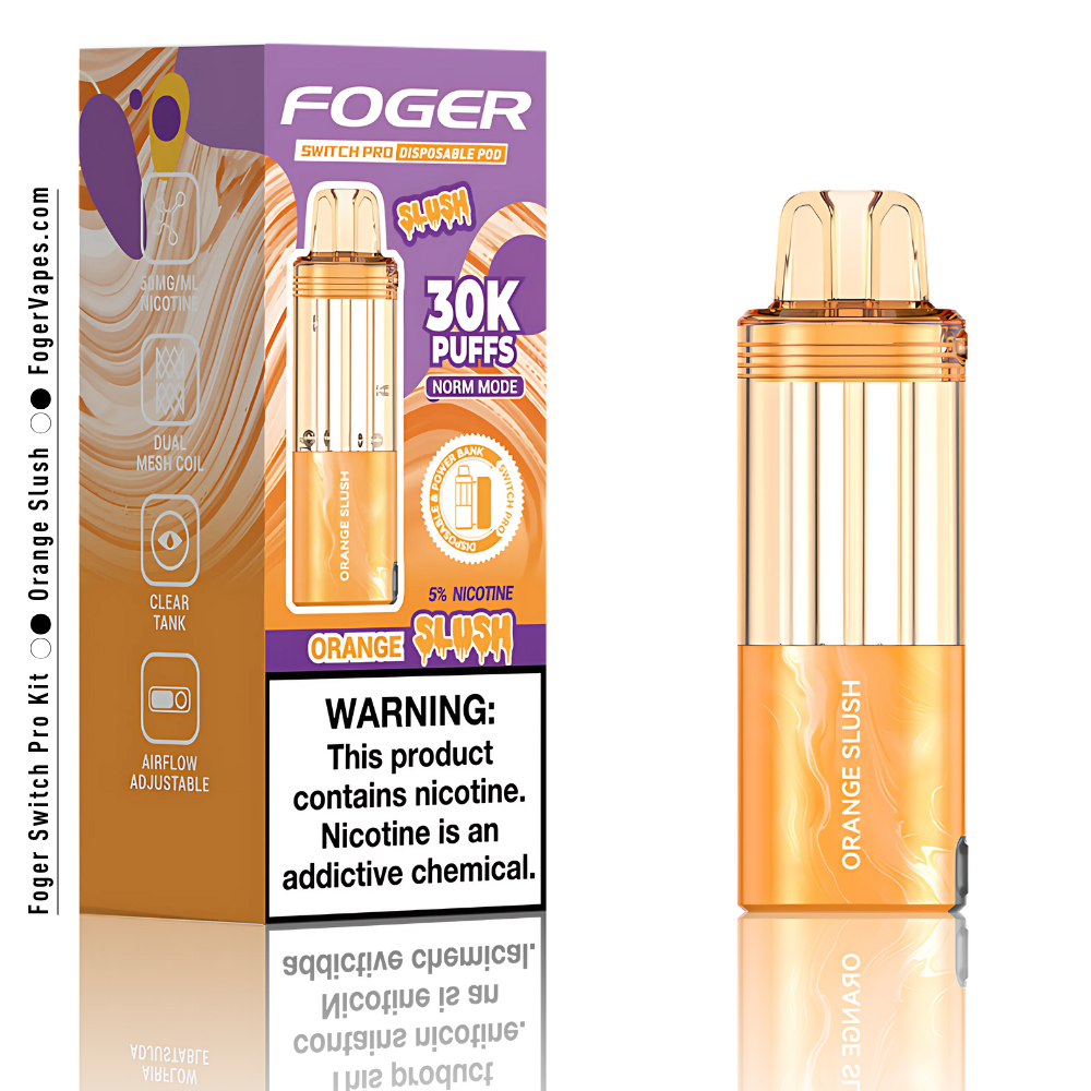 Orange Slush - Foger Switch Pro Pod 30K Puffs Orange Slush - Foger Switch Pro Pod 30K Puffs