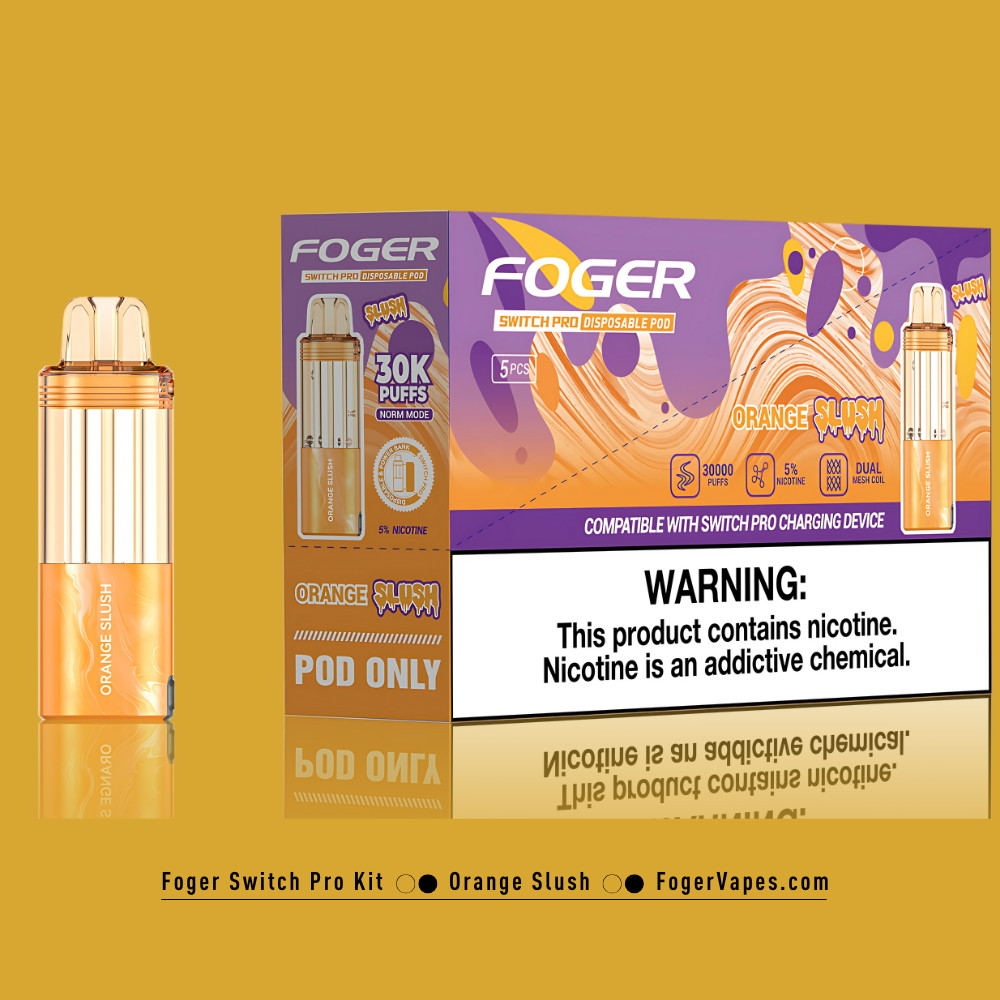 Orange Slush - Foger Switch Pro Pod 30K Puffs Orange Slush - Foger Switch Pro Pod 30K Puffs
