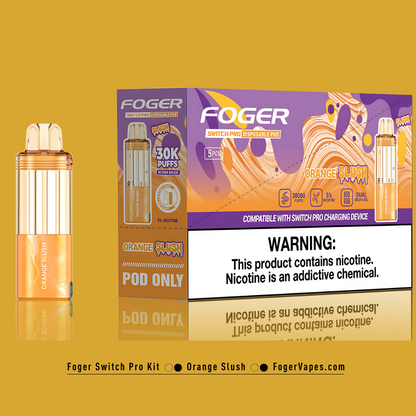 Orange Slush - Foger Switch Pro Pod 30K Puffs Orange Slush - Foger Switch Pro Pod 30K Puffs