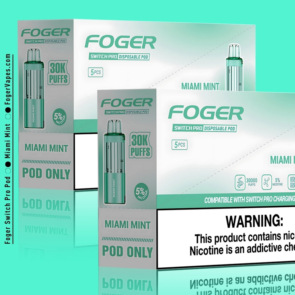 Miami Mint Foger Switch Pro Pod 30K Puffs Miami Mint Foger Switch Pro Pod 30K Puffs