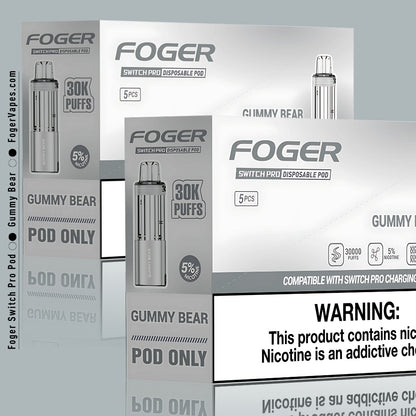 Gummy Bear Foger Switch Pro Pod 30K Puffs