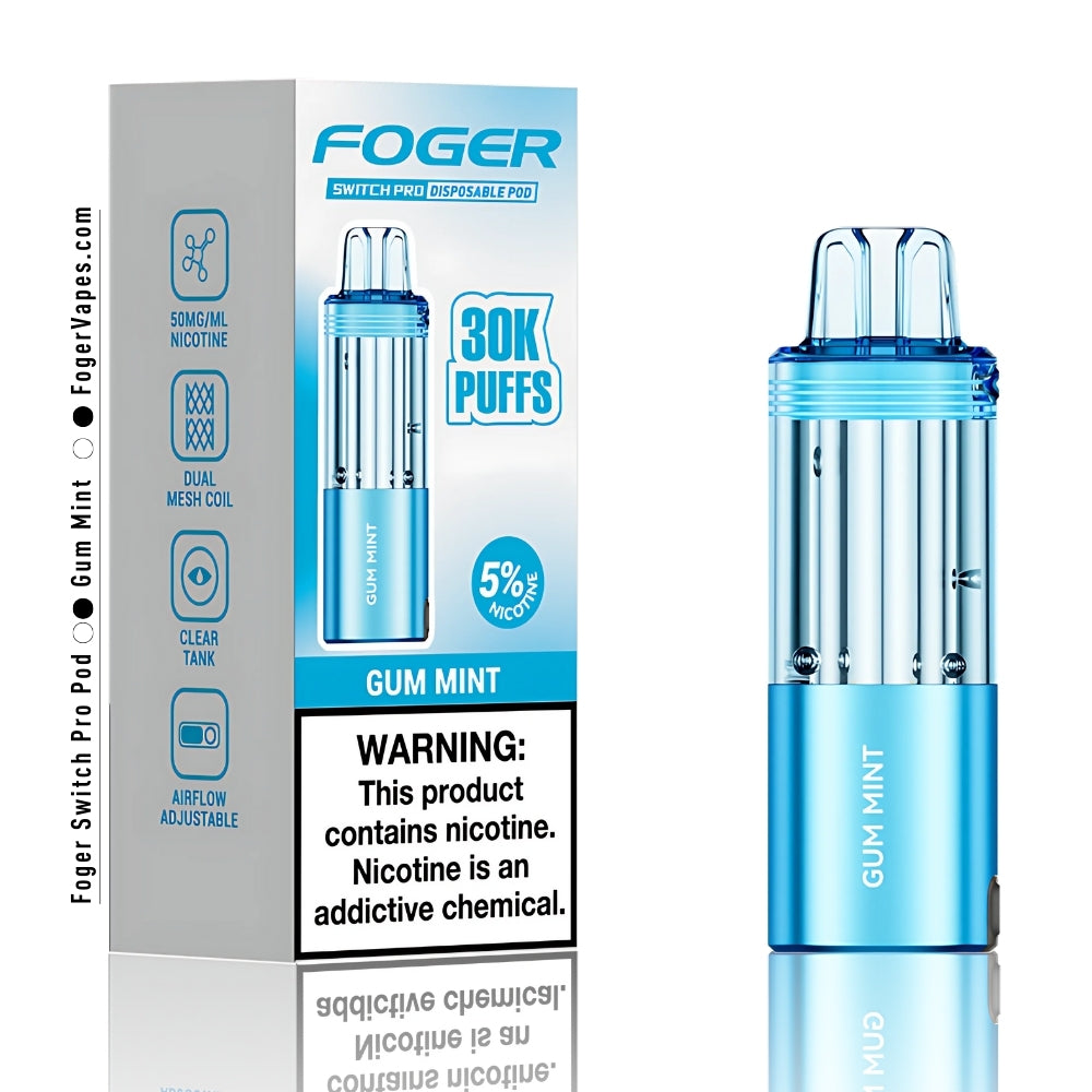 Gum Mint Foger Switch Pro Pod 30K Puffs