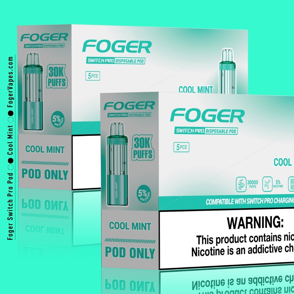 Cool Mint Foger Switch Pro Pod 30K Puffs Cool Mint Foger Switch Pro Pod 30K Puffs