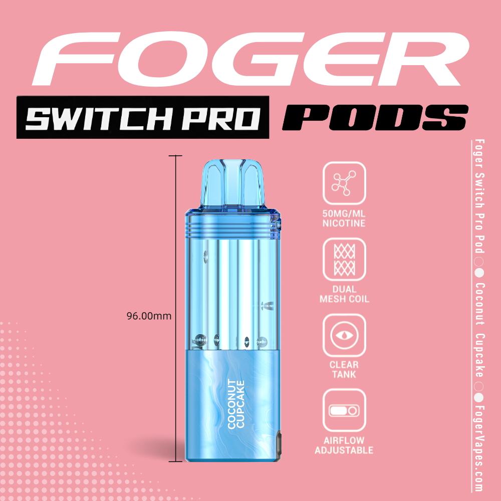 Coconut Cupcake - Foger Switch Pro Pod | 30K Puffs