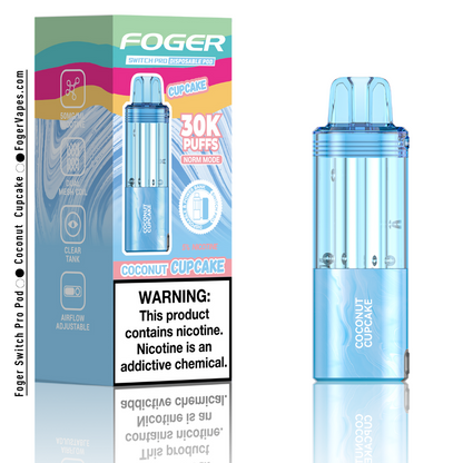 Coconut Cupcake - Foger Switch Pro Pod | 30K Puffs