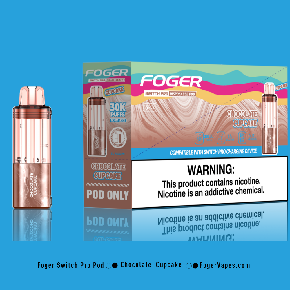 Chocolate Cupcake - Foger Switch Pro Pod | 30K Puffs Chocolate Cupcake - Foger Switch Pro Pod | 30K Puffs