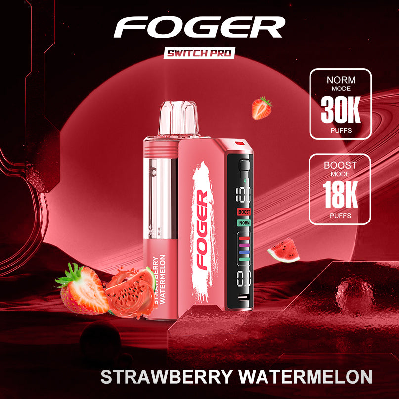 Strawberry Watermelon Foger Switch Pro Kit 30K Puffs Strawberry Watermelon Foger Switch Pro Kit 30K Puffs