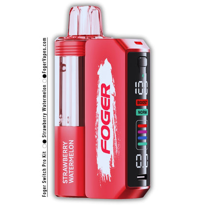 Strawberry Watermelon Foger Switch Pro Kit 30K Puffs Strawberry Watermelon Foger Switch Pro Kit 30K Puffs