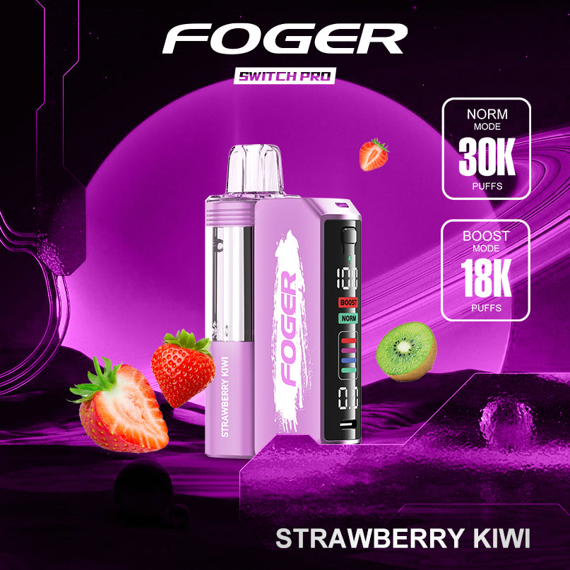 Strawberry Kiwi Foger Switch Pro Kit 30K Puffs Strawberry Kiwi Foger Switch Pro Kit 30K Puffs