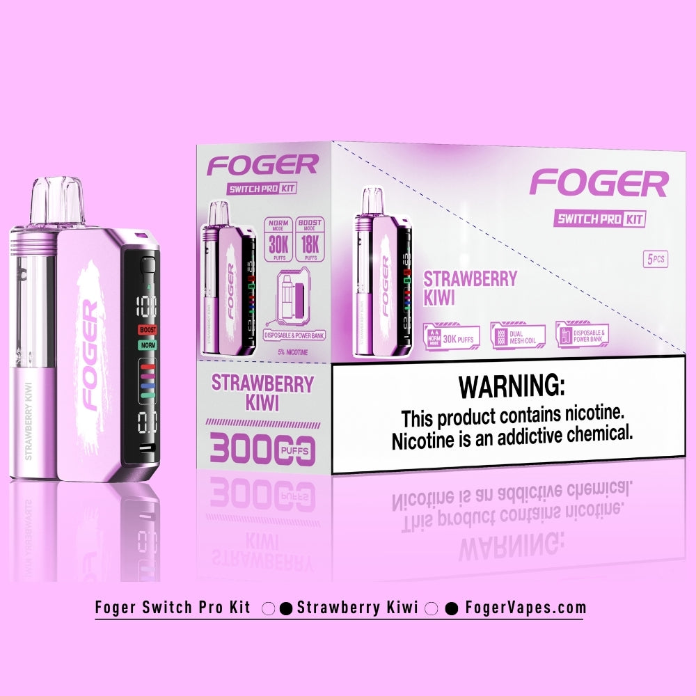Strawberry Kiwi Foger Switch Pro Kit 30K Puffs Strawberry Kiwi Foger Switch Pro Kit 30K Puffs