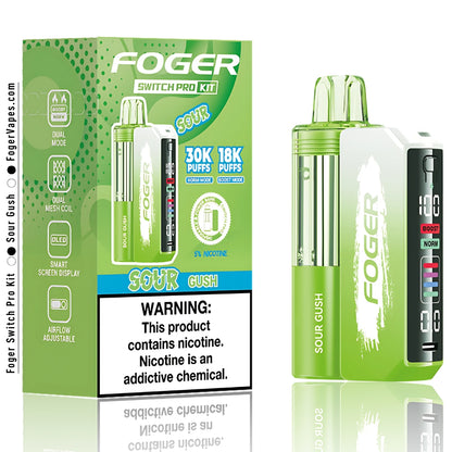 Sour Gush Foger Switch Pro Kit 30K Puffs