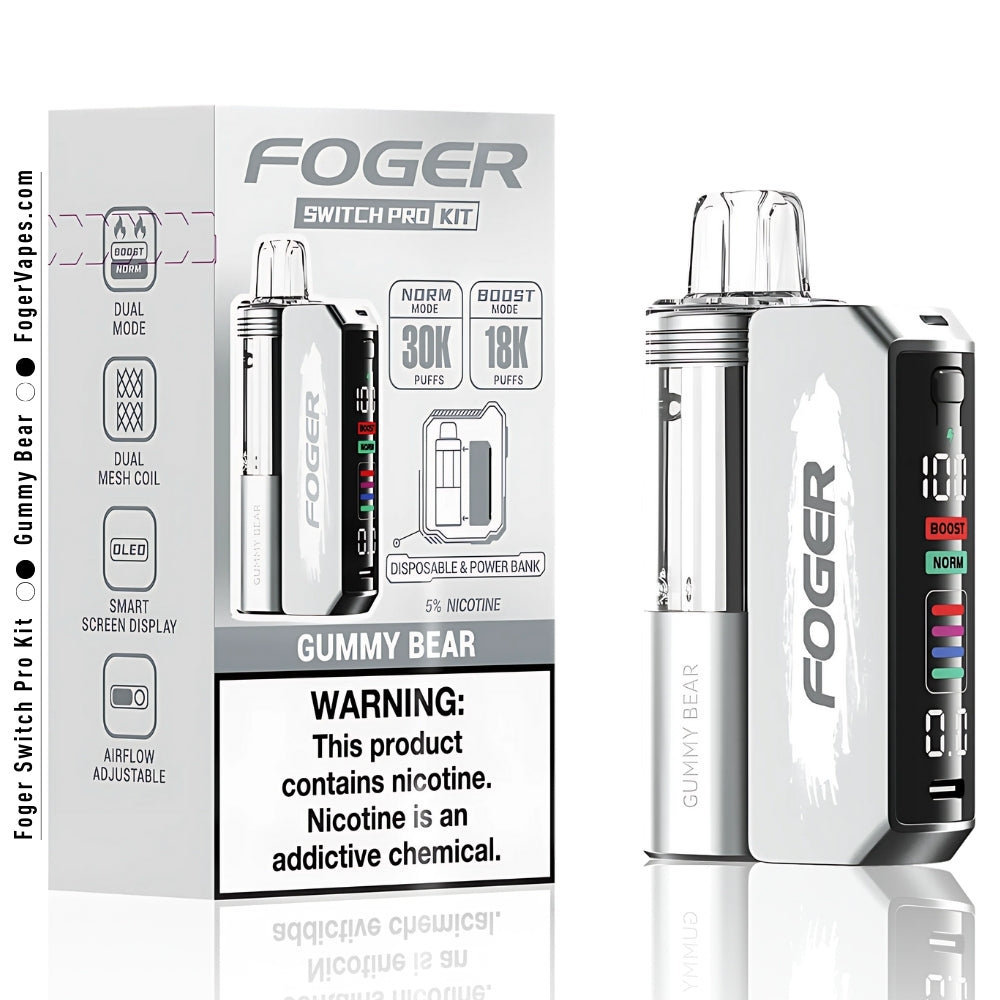 Gummy Bear Foger Switch Pro Kit 30K Puffs Gummy Bear Foger Switch Pro Kit 30K Puffs