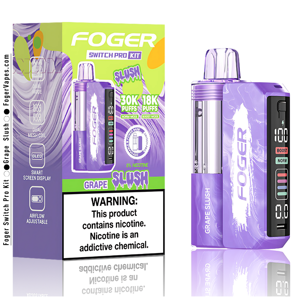 Grape Slush - Foger Switch Pro Kit 30K Puffs Grape Slush - Foger Switch Pro Kit 30K Puffs