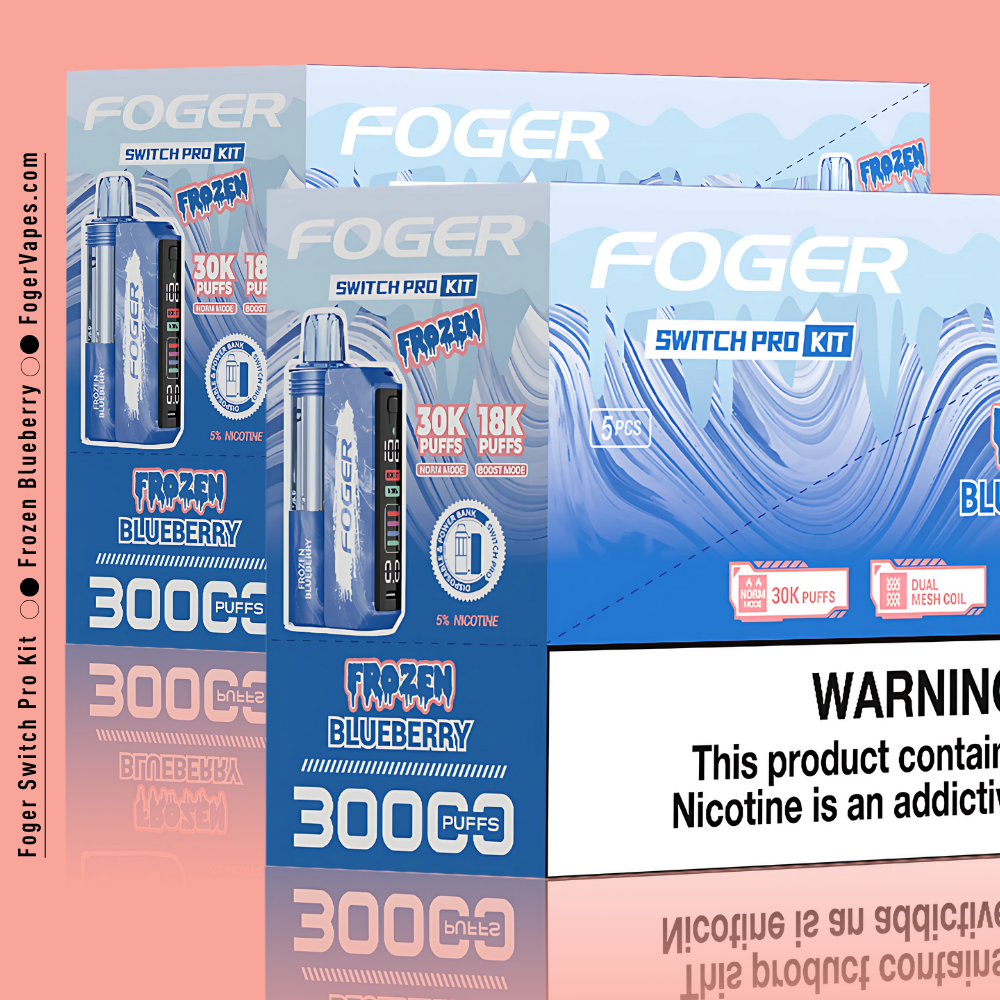 Frozen Blueberry - Foger Switch Pro Kit 30K Puffs Frozen Blueberry - Foger Switch Pro Kit 30K Puffs