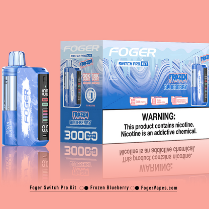 Frozen Blueberry - Foger Switch Pro Kit 30K Puffs Frozen Blueberry - Foger Switch Pro Kit 30K Puffs