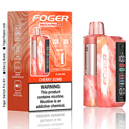 Cherry Bomb - Foger Switch Pro Kit | 30K Puffs