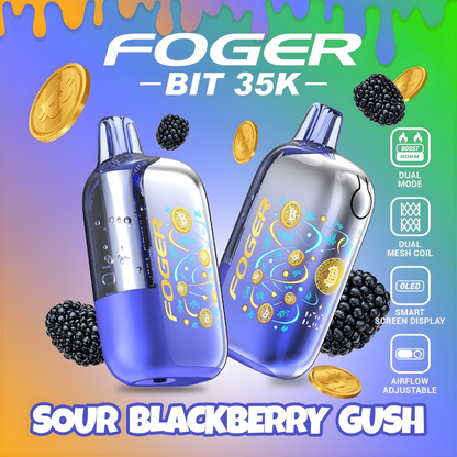 Sour Blackberry Gush - Foger Bit 35K | 35K Puffs
