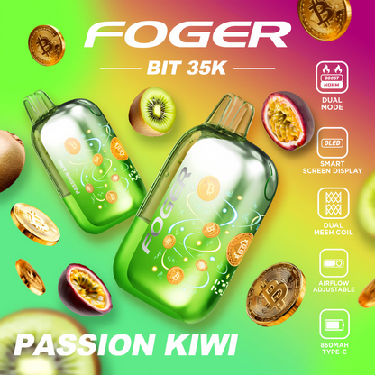 Passion Kiwi - Foger Bit 35K Puffs Passion Kiwi - Foger Bit 35K Puffs