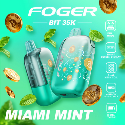 Miami Mint - Foger Bit 35K Puffs Miami Mint - Foger Bit 35K Puffs
