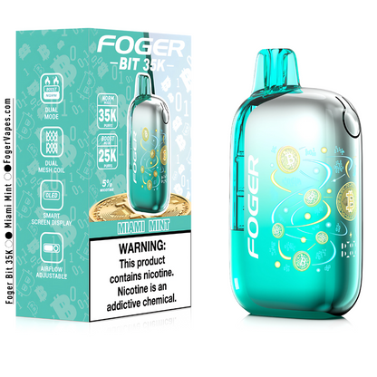 Miami Mint - Foger Bit 35K Puffs Miami Mint - Foger Bit 35K Puffs