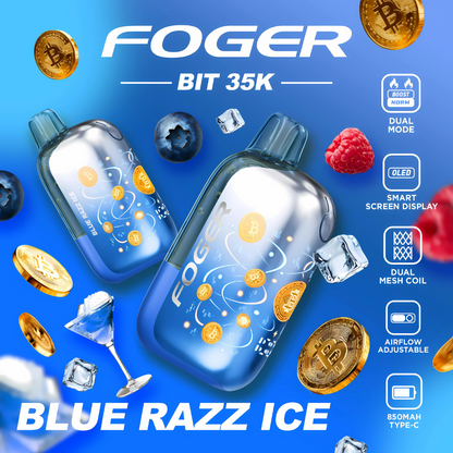 Blue Razz Ice - Foger Bit 35K Puffs