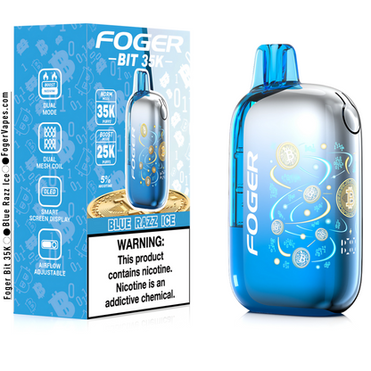 Blue Razz Ice - Foger Bit 35K Puffs
